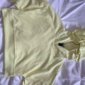 Forever 21 Neon Cropped Hoodie